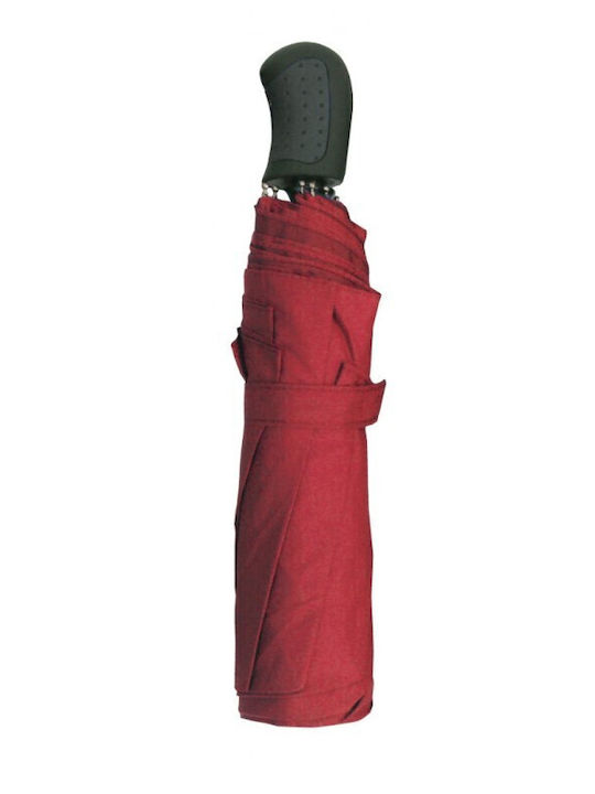Trend Automat Umbrelă de ploaie Compact Roșie