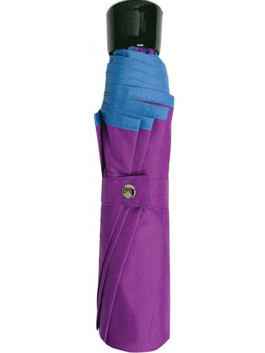 Trend Haus Regenschirm Kompakt Purple/Blue