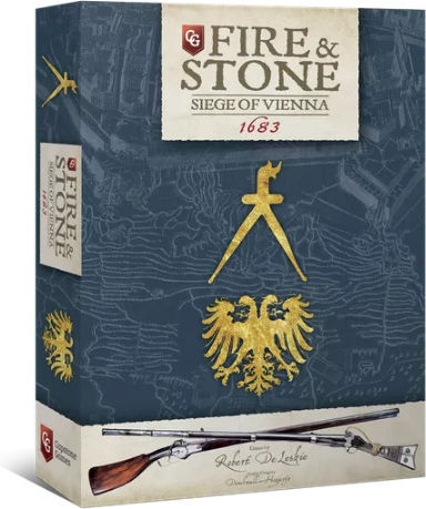 Board Game Fire & Stone: Siege of Vienna 1683 for 2 Players 14+ Years Old (EN) Capstone Games