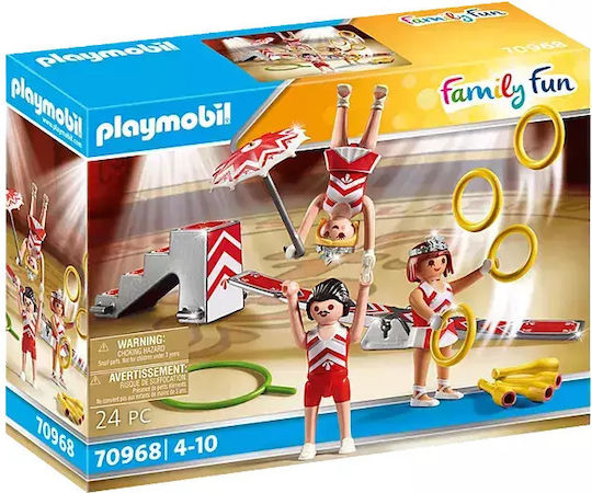 Playmobil Family Fun Acrobați de circ pentru 4-10 ani