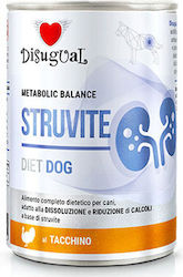 Disugual Metabolic Balance Struvite Canned Diet Wet Dog Food with Turkey 1 x 400gr