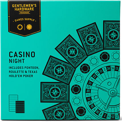 Gentlemen's Hardware Casino Night Collectible Playing Cards Plastic for Poker