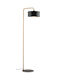 Viokef Seventy’s Floor Lamp H160xW30cm. with Socket for Bulb E27 Black
