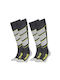 Head V Shape Ski & Snowboard Socks Gray 2 Pairs 913