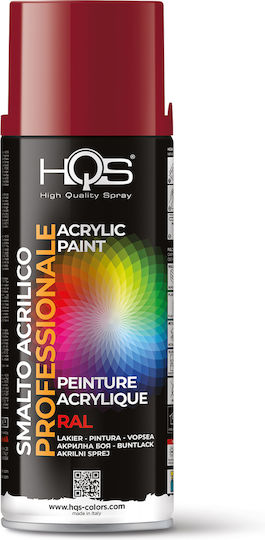 HQS Σπρέι Βαφής Ακρυλικό Κόκκινο RAL 3003 400ml