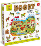 Wooden Kids Puzzle Φάρμα for 5++ Years 48pcs Ludattica