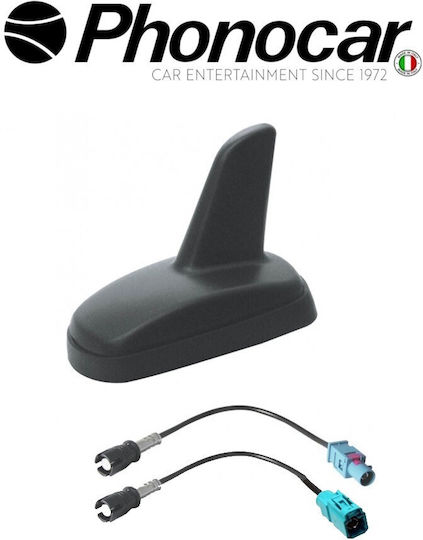 Phonocar Car Antenna Roof Shark for Radio with Amplifier