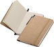 Macma Werbeatrikel Notebook 80 Sheets A6 Square with Elastic and Pen Holder Brown