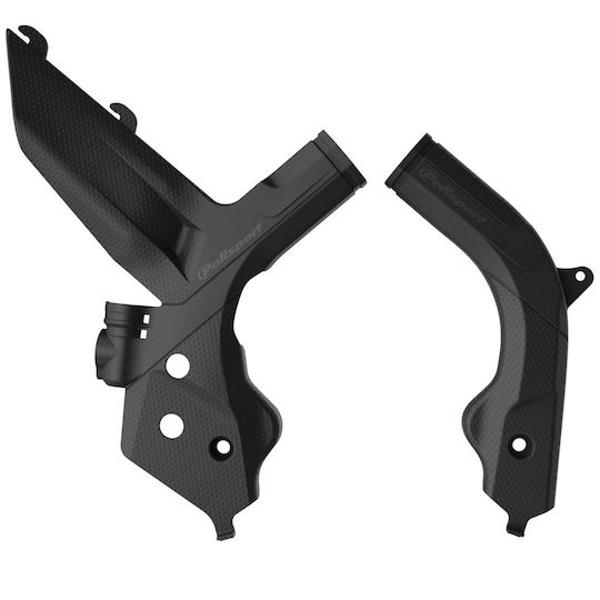 Polisport Motorcycle Frame Protectors KTM 125 EXC / 250 SX-F 2019-2020 Black