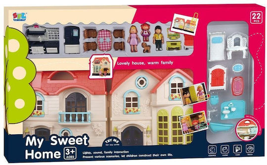 Blue Toys My Sweet Home Βίλα Πλαστικό Κουκλόσπιτο