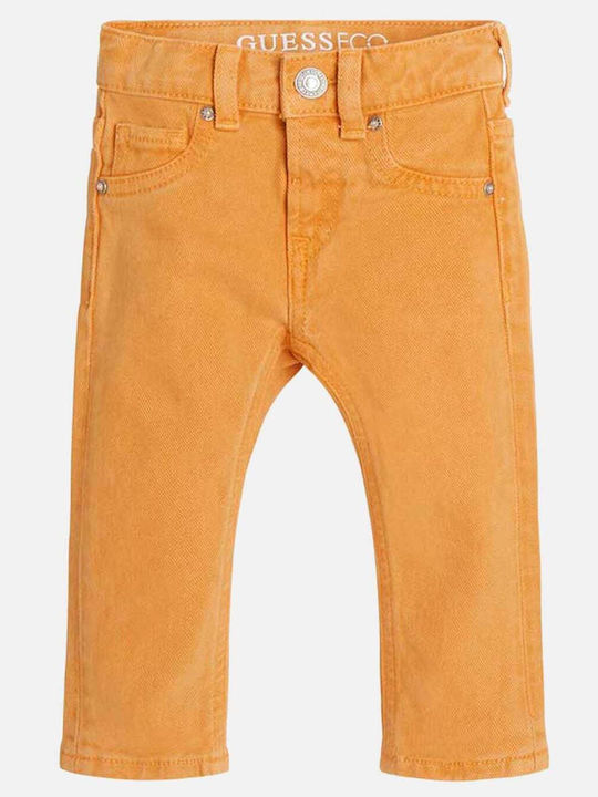 Guess Kids' Jeans Trousers Yellow
