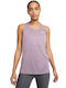 Nike Women's Athletic Blouse Sleeveless Purple