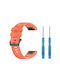 Sonique Stripe Strap Silicone Coral (Garmin Fenix 5/5 Plus/6/6 Pro/7/Sapphire/EPIX gen2/Descent G1/Forerunner 935/945/955)