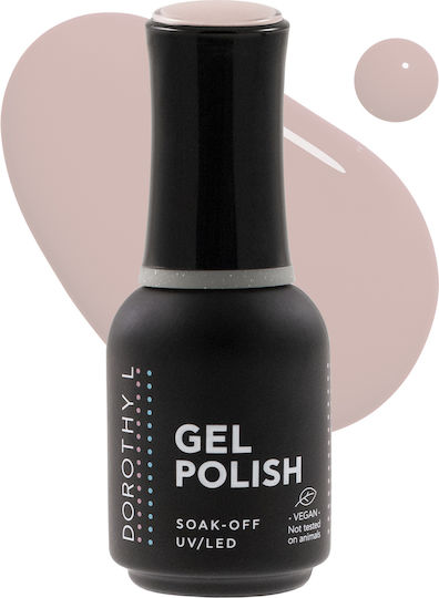 Dorothy L Semi-Permanent Nail Polish 6009 Beige Nude 15ml 1pcs