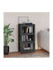 Bibliothek Grau 50x35x97cm