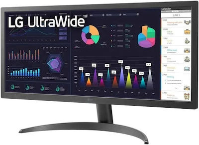 LG 26WQ500-B Ultrawide IPS HDR Monitor 26" FHD 2560x1080 cu Timp de Răspuns 5ms GTG