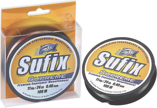 Sufix Supreme Πετονιά Ψαρέματος Λευκή 1000m / 0.6mm