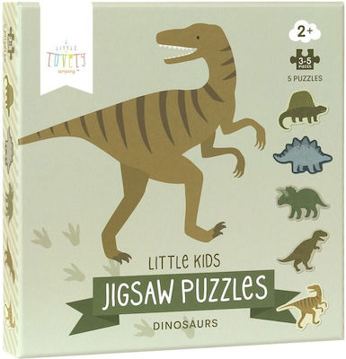 Παιδικό Puzzle Dinosaurs 19pcs για 2+ Ετών A Little Lovely Company