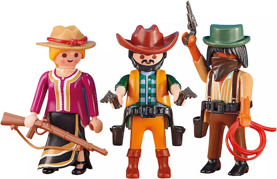 Playmobil Western Двама каубои и една каубойка за 4+ години години
