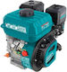 Total Κινητήρας Βενζίνης 163cc 5.5hp Οριζόντιου Άξονα με Σφήνα (Ρεζερβουάρ 3.6lt)