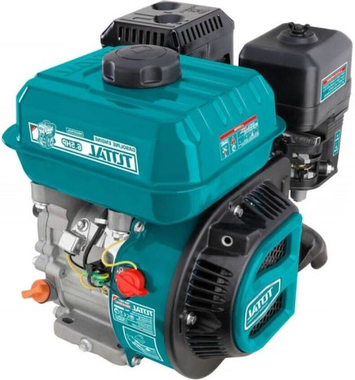 Total Κινητήρας Βενζίνης 163cc 5.5hp Οριζόντιου Άξονα με Σφήνα (Ρεζερβουάρ 3.6lt)