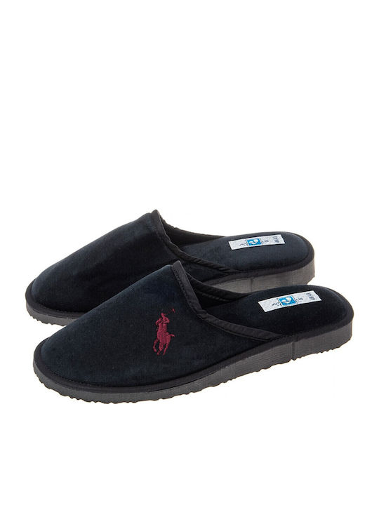 Amaryllis Slippers Papuci bărbați iarna Negru/Roșu