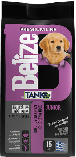 Tanko Belize Junior 15kg Dry Food for Puppies with Chicken and Rice