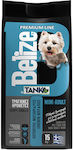Tanko Belize Mini Breeds 15kg Hrană Uscată pentru Câini Adulți de Rase Mici cu Pui și Orez