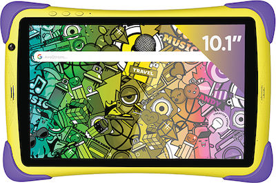 Egoboo Kiddoboo 10.1" Tablet με WiFi (3GB/32GB) Yellow