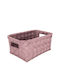 Kleine Wolke Aspera Coș de Depozitare Plastic Roz 28x18.5x12cm 1buc