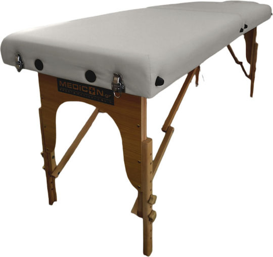 Medicin Wooden Portable Gray Massage and Physiotherapy Bed 186x60cm