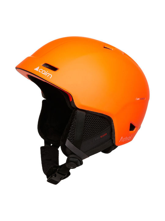 Cairn Astral Fire Ανδρικό Κράνος για Σκι & Snowboard σε Πορτοκαλί Χρώμα