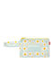 Legami Milano Daisy Kids Wallet with Coins with Zipper Light Blue