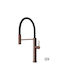 Gessi Cesello Kitchen Faucet Counter Flexible Warm Copper Brushed