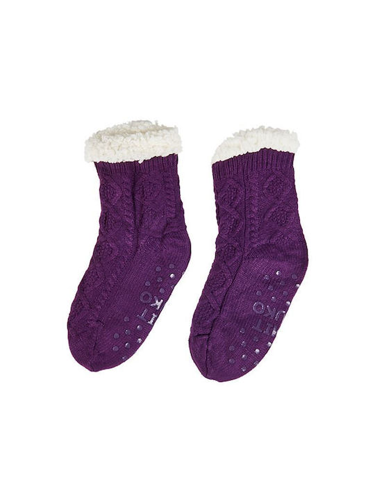 Mitsuko Women's Socks Purple