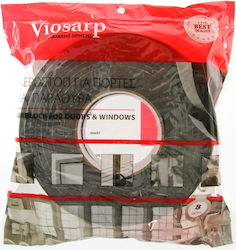 Viosarp Αφρώδες Αεροστόπ Αυτοκόλλητη Ταινία Παραθύρου / Πόρτας σε Γκρι Χρώμα 8mx0.2cm