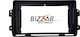 Bizzar DIN-Verkleidungsplatten 2 Din Kompatibel mit Bildschirm 9" für Fiat Sechzehn Suzuki SX4 2005-2013