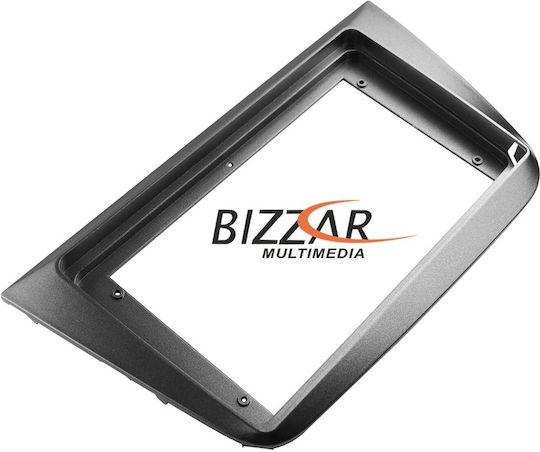 Bizzar DIN-Verkleidungsplatten 2 Din Kompatibel mit Bildschirm 9" für Seat Altea 2004-2015
