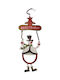 Marva Christmas Metal Figure SNowman Height 33cm