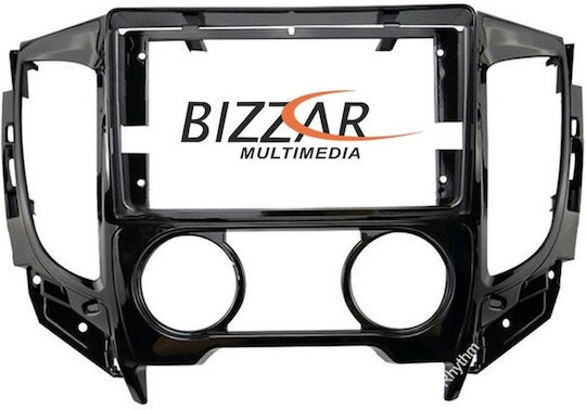 Bizzar Πρόσοψη 2 Din Συμβατή με Οθόνη 9" για Fiat Fullback Mitsubishi L200 2015-2019