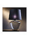 TK Lighting Fiord Γυάλινο Πορτατίφ για Ντουί E27 με Λευκό Καπέλο και Βάση