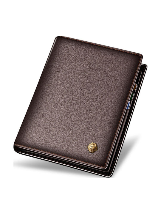 Leather Men's Wallet Classic Brown