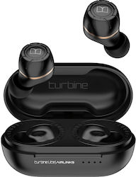 Monster Turbine Airlinks Lite In-ear Bluetooth Handsfree Ακουστικά με Θήκη Φόρτισης Μαύρα