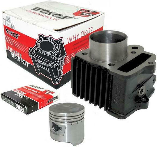 Oko Motorcycle Cylinder Piston Kit 47mm for Honda C50