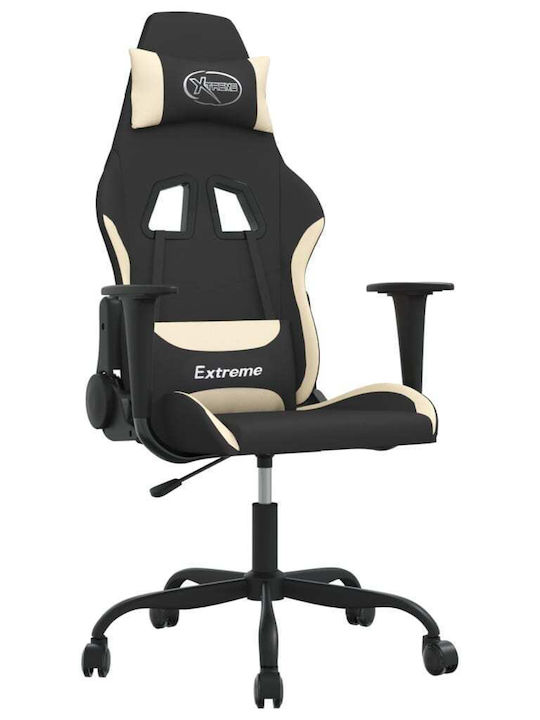 vidaXL 3143711 Scaun Gaming Black / Crem