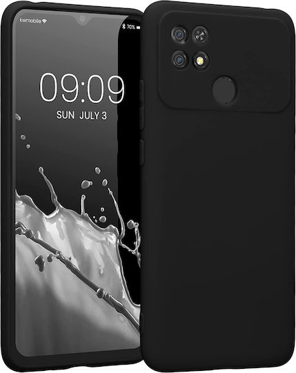 KWmobile Back Cover Silicone 1.3mm Black Matte (Poco C40)