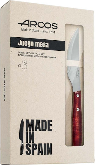 Arcos Messerset aus rostfreiem Stahl 6Stück