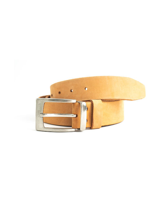 Handmade Leather Belt 4cm BEZ NUBUK