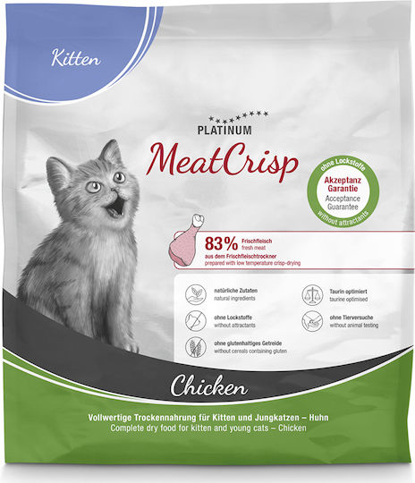 MeatCrisp Kitten Dry Food Gluten-Free for Young Cats with Chicken 1.5kg