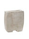 Espiel Decorative Vase Ecomix Beige 33.02x12.7x40cm